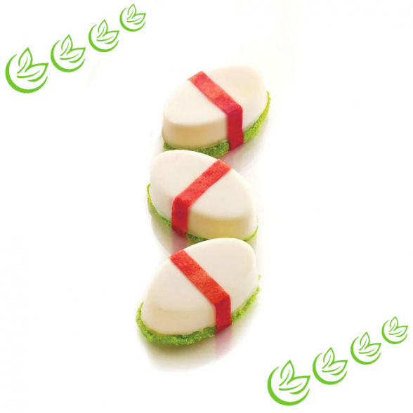 Silikonform Medium Oval Flach